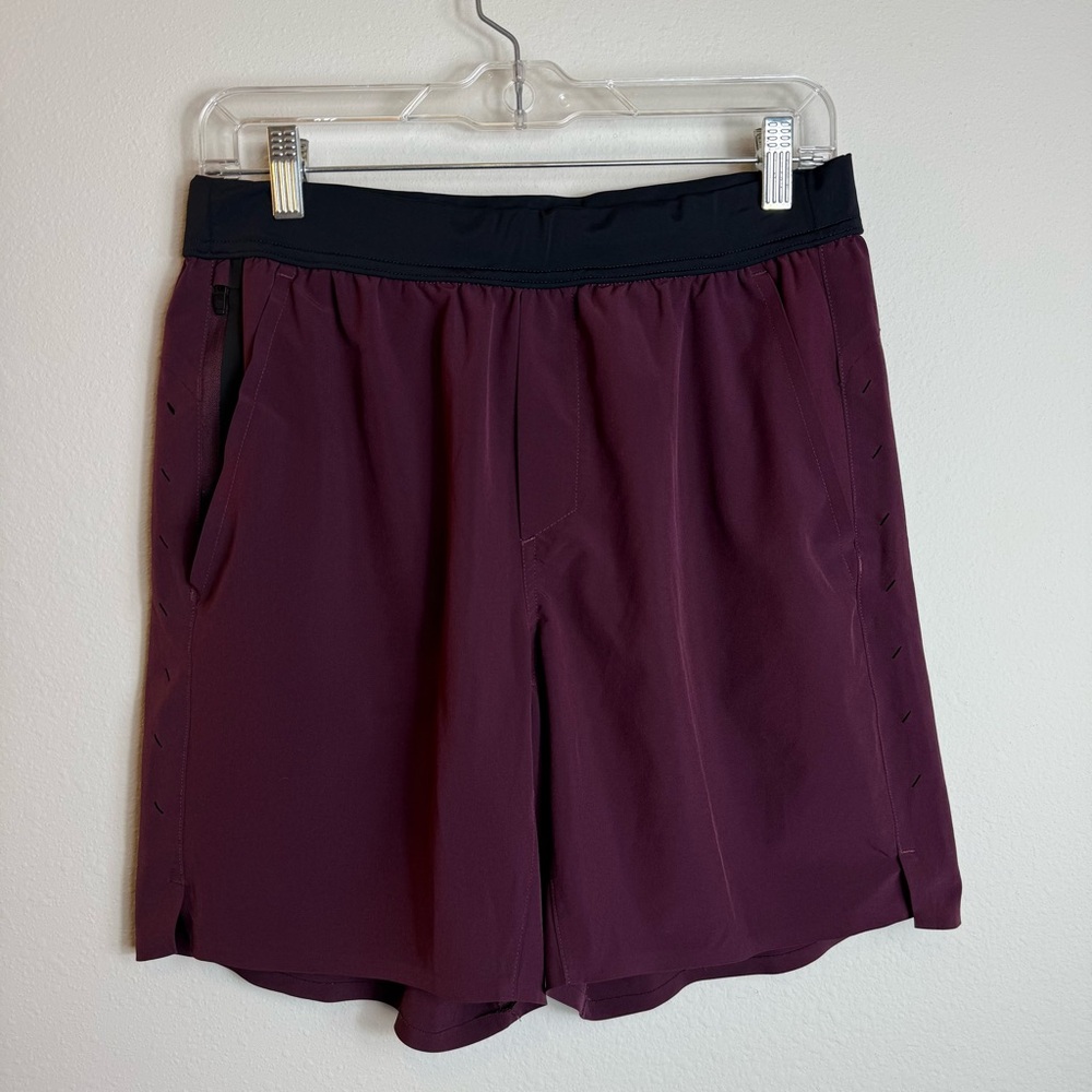 Ten Thousand Men’s Medium The Interval Short Maroon Unlined 7” Inseam